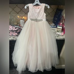 Flower girl dress-David’s bridal size 6